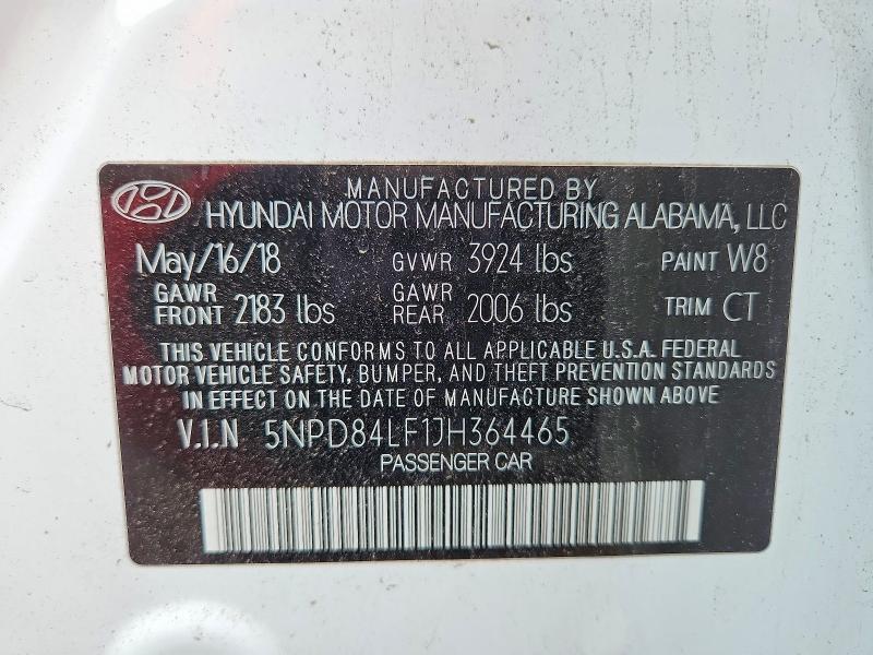 2018 Hyundai Elantra sel