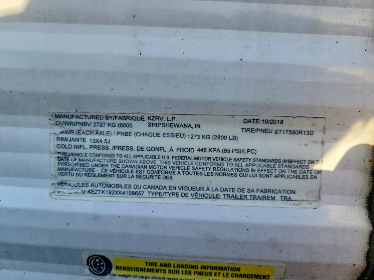 2019 Kz Rv Sportsmen Camper