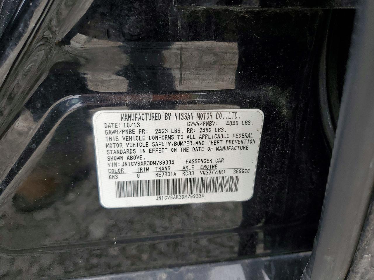 2013 Infiniti G37