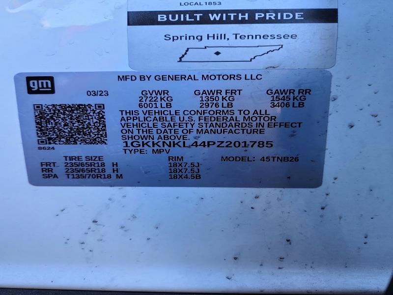 2023 GMC Acadia sle