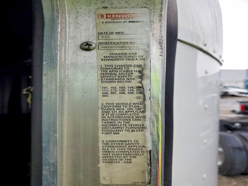 2011 Kenworth Construction T800