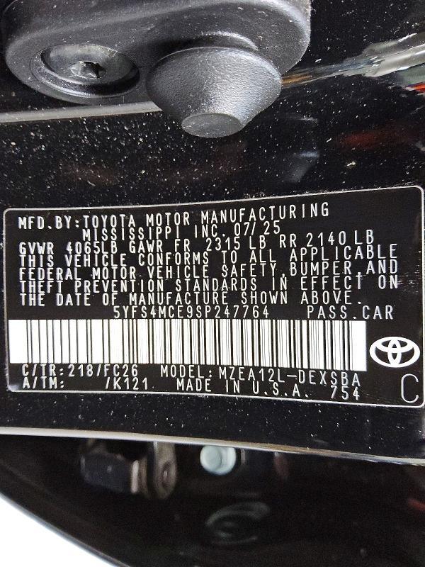2025 Toyota Corolla se
