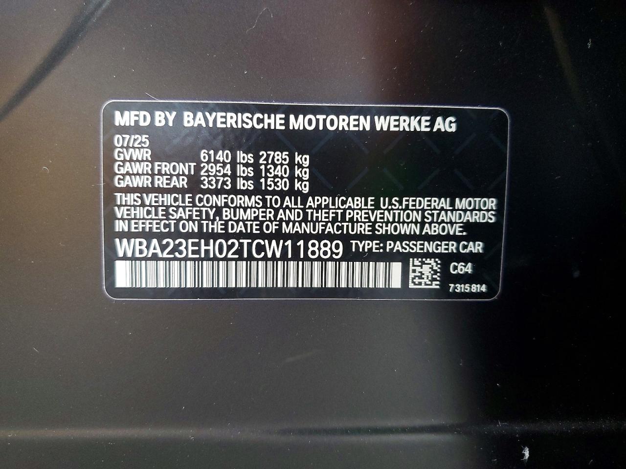 2026 BMW 740 i