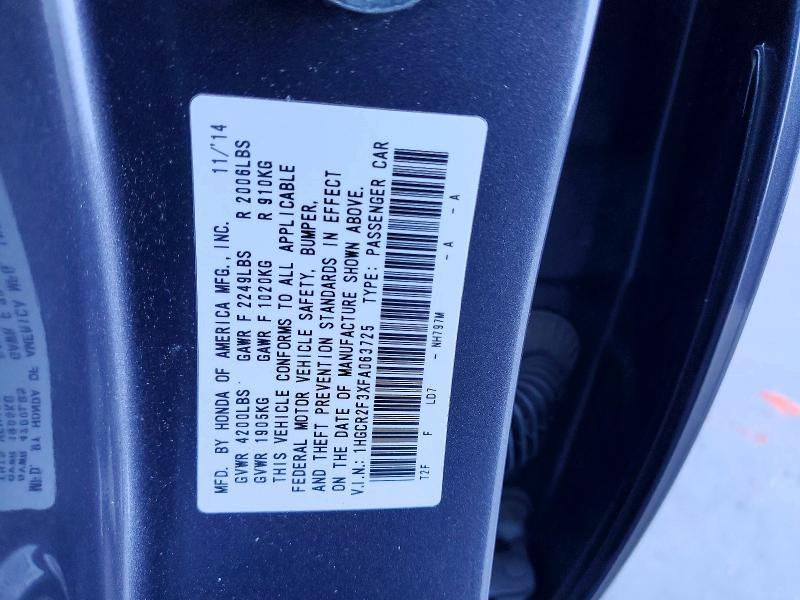 2015 Honda Accord lx