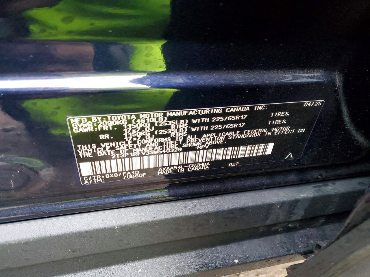 2025 Toyota Rav4 xle