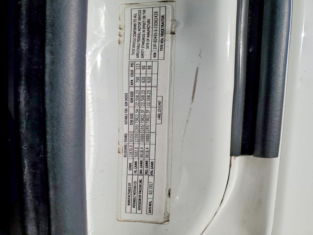 2018 Peterbilt 579