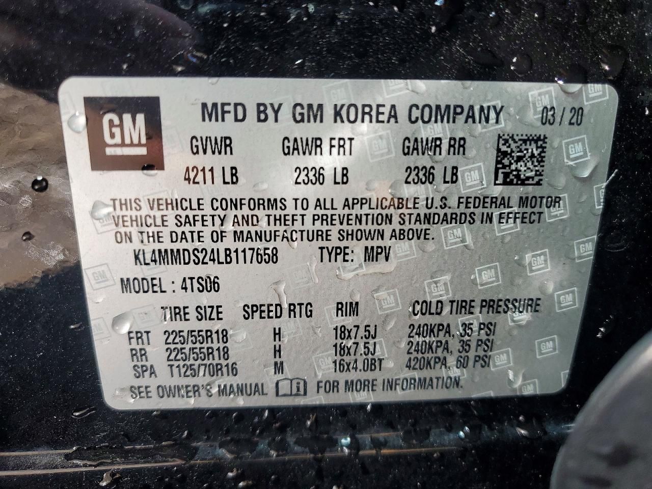 2020 Buick Encore gx Select