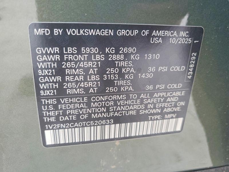 2026 Volkswagen Atlas sel Premium R-line