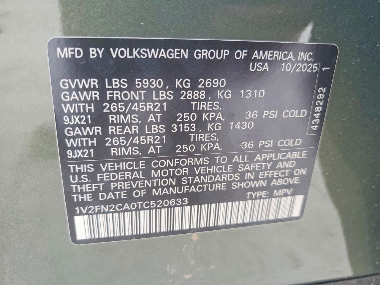 2026 Volkswagen Atlas sel Premium R-line