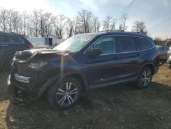 Honda salvage cars for sale: 2016 Honda Pilot exl