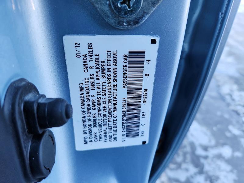 2012 Honda Civic lx