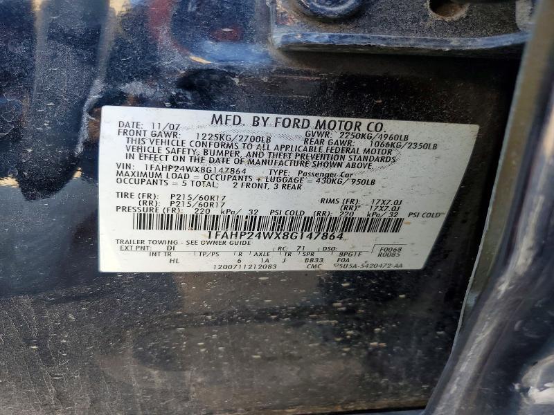 2008 Ford Taurus sel