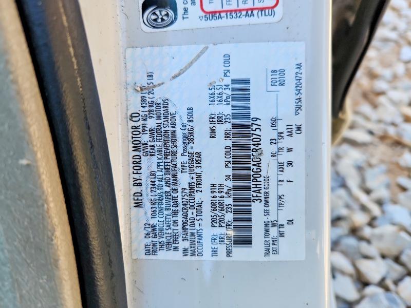 2012 Ford Fusion s