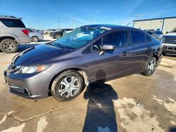 Salvage cars for sale from Copart Haslet, TX: 2015 Honda Civic Hybrid