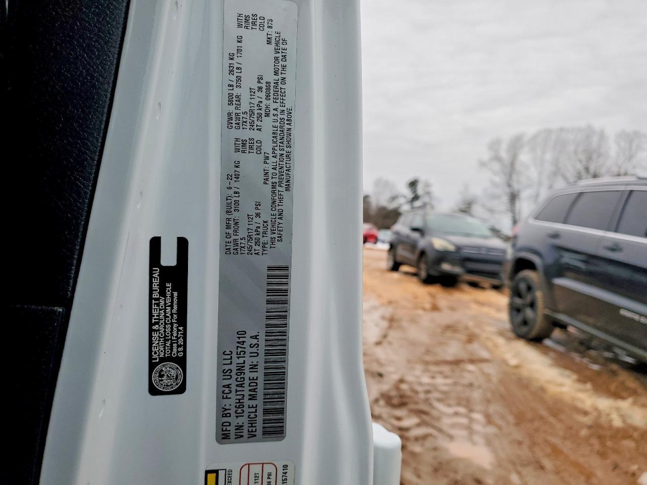 2022 Jeep Gladiator Sport