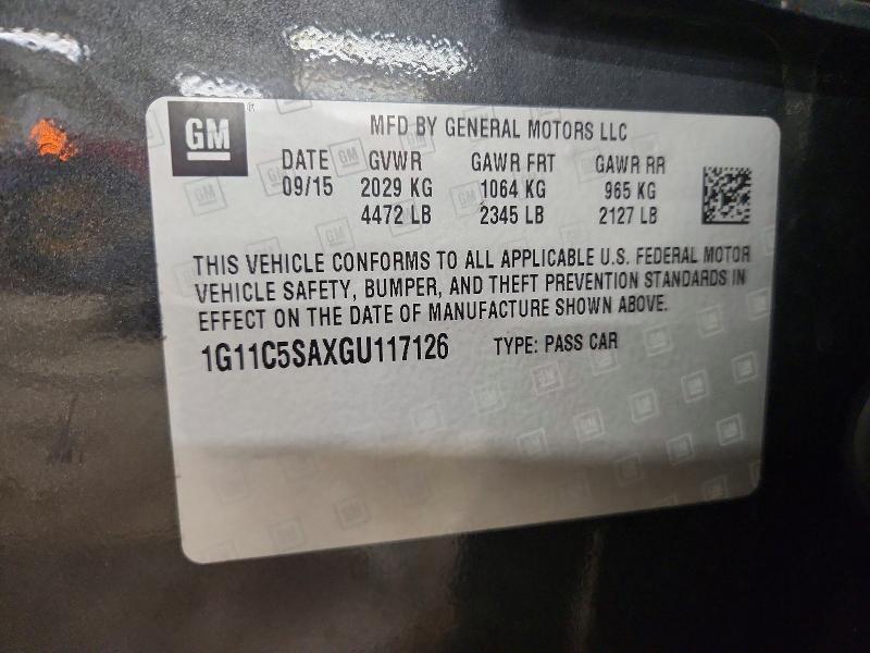 2016 Chevrolet Malibu Limited lt