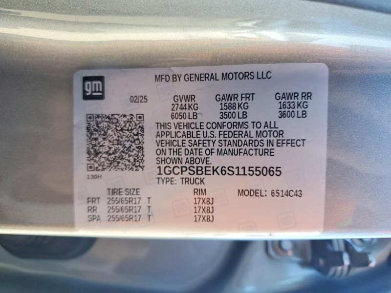 2025 Chevrolet Colorado