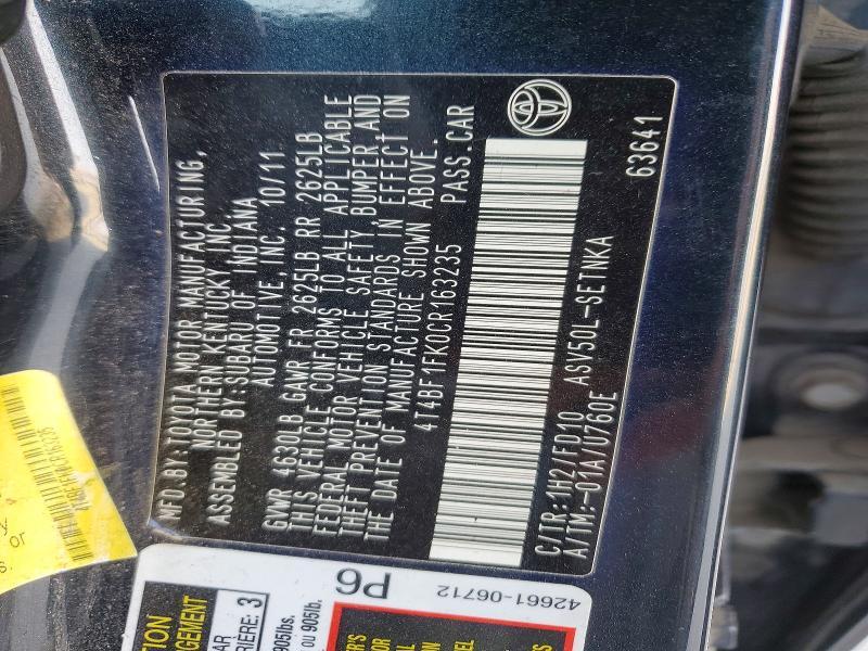 2012 Toyota Camry Base