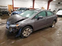 Honda salvage cars for sale: 2014 Honda Civic lx