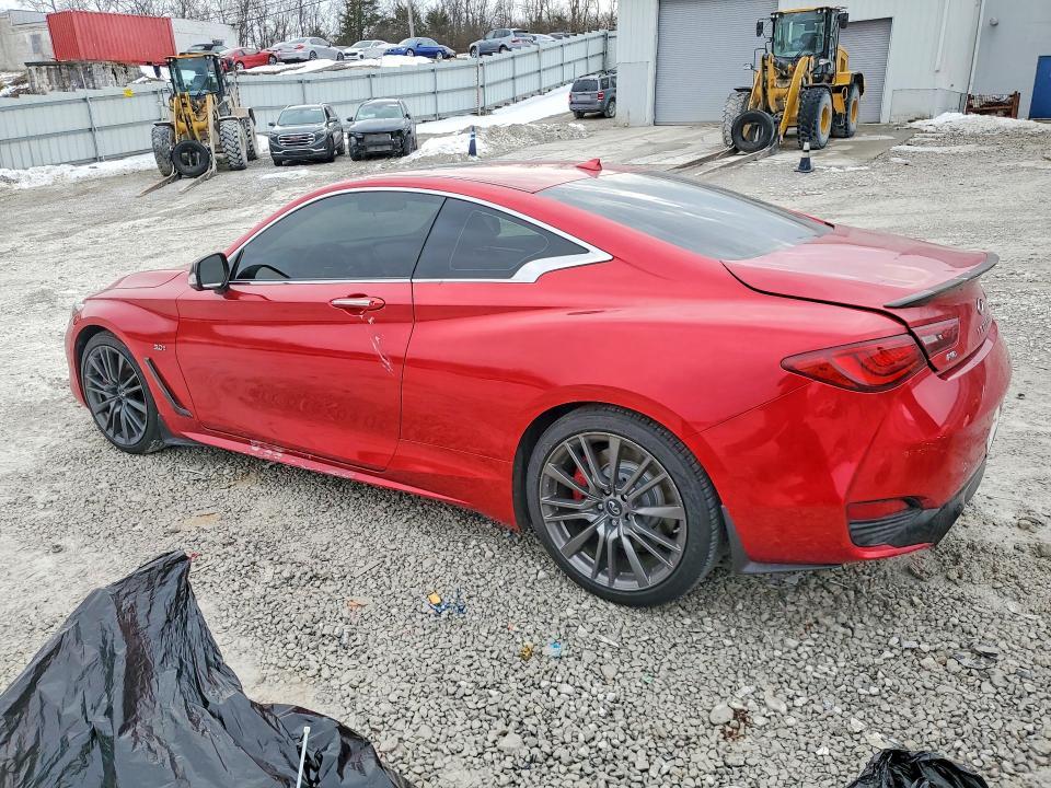 2017 Infiniti Q60 red Sport 400