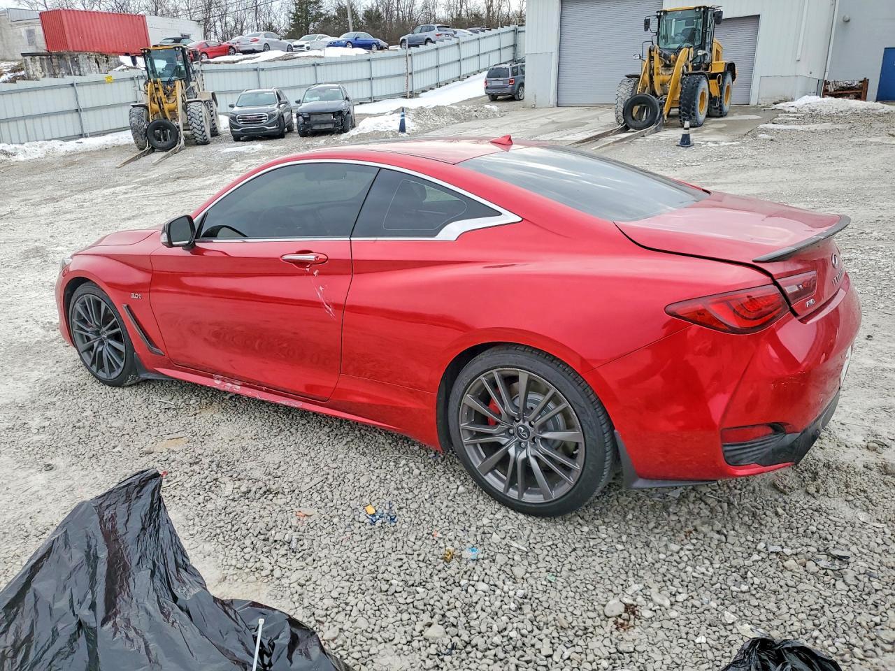 2017 Infiniti Q60 red Sport 400