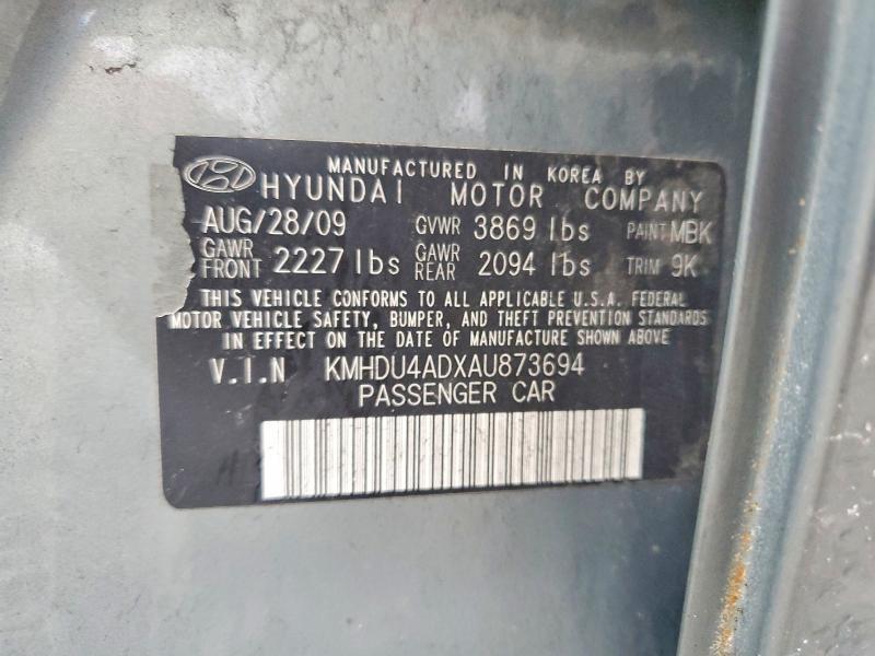 2010 Hyundai Elantra gls