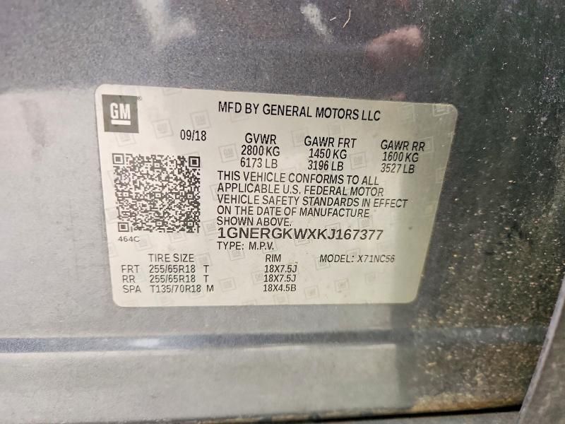 2019 Chevrolet Traverse lt