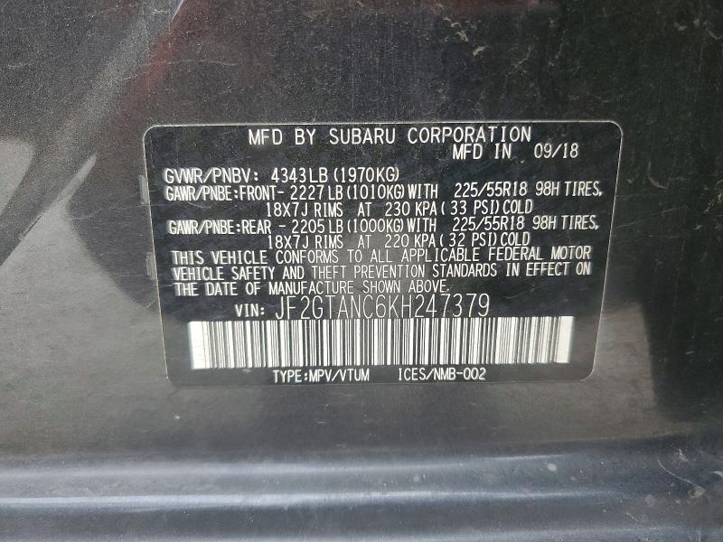 2019 Subaru Crosstrek Limited