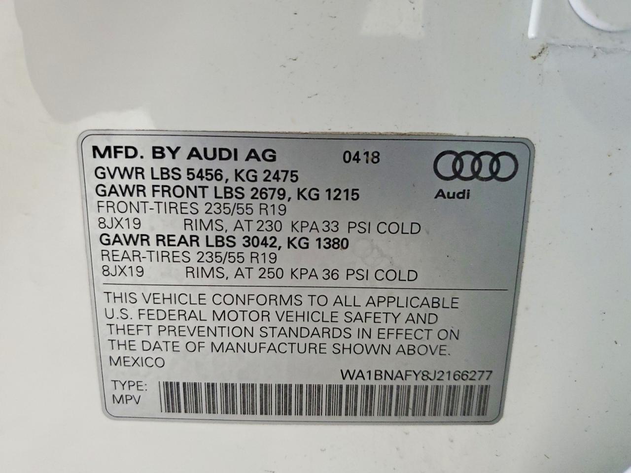 2018 Audi Q5 Premium Plus