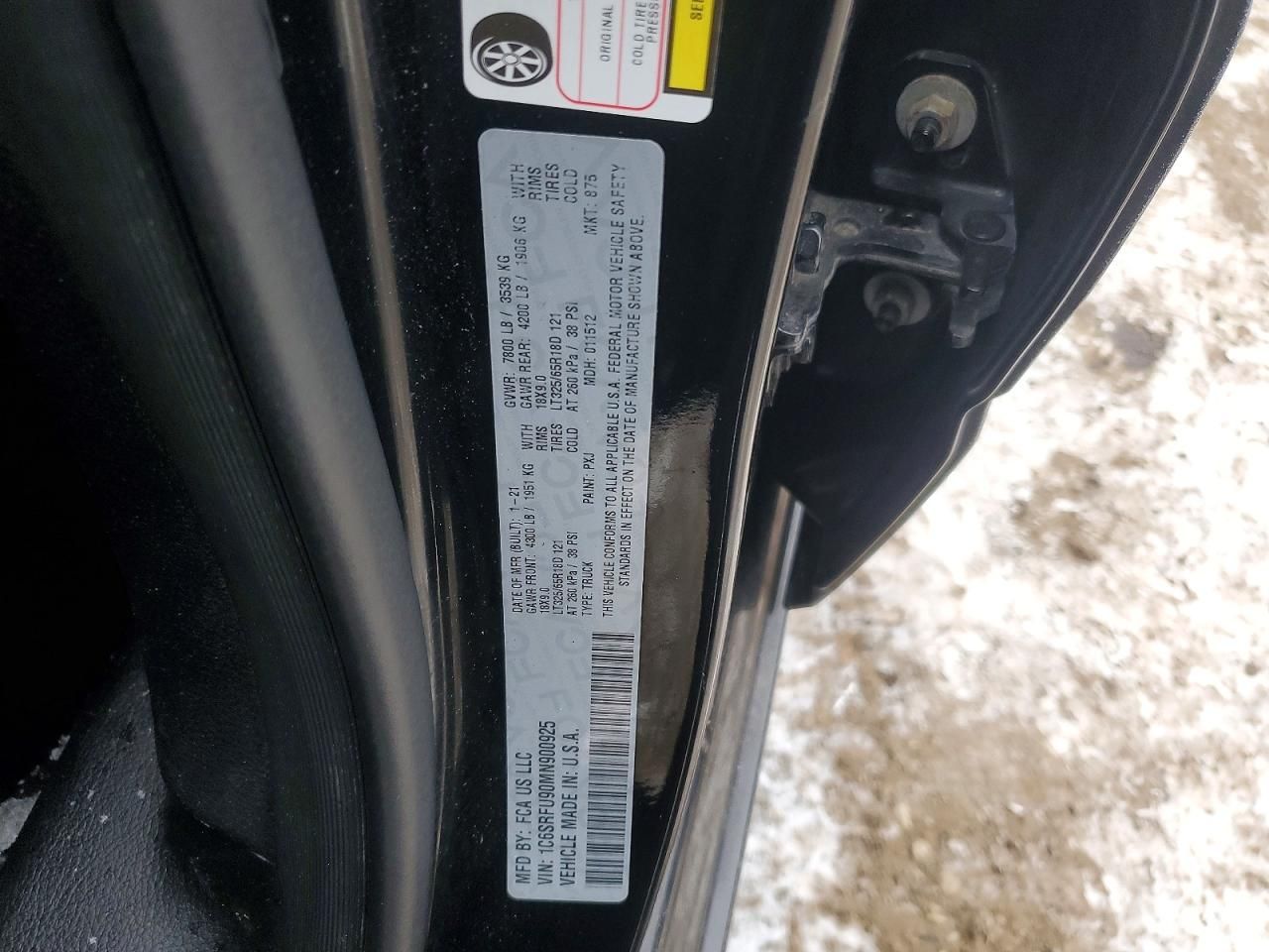 2021 Dodge Ram 1500 trx