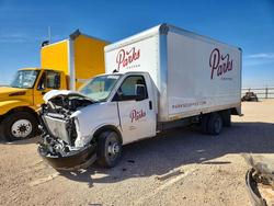 Salvage trucks for sale at Andrews, TX auction: 2024 Chev Rolet Express G4500 BOX Truck