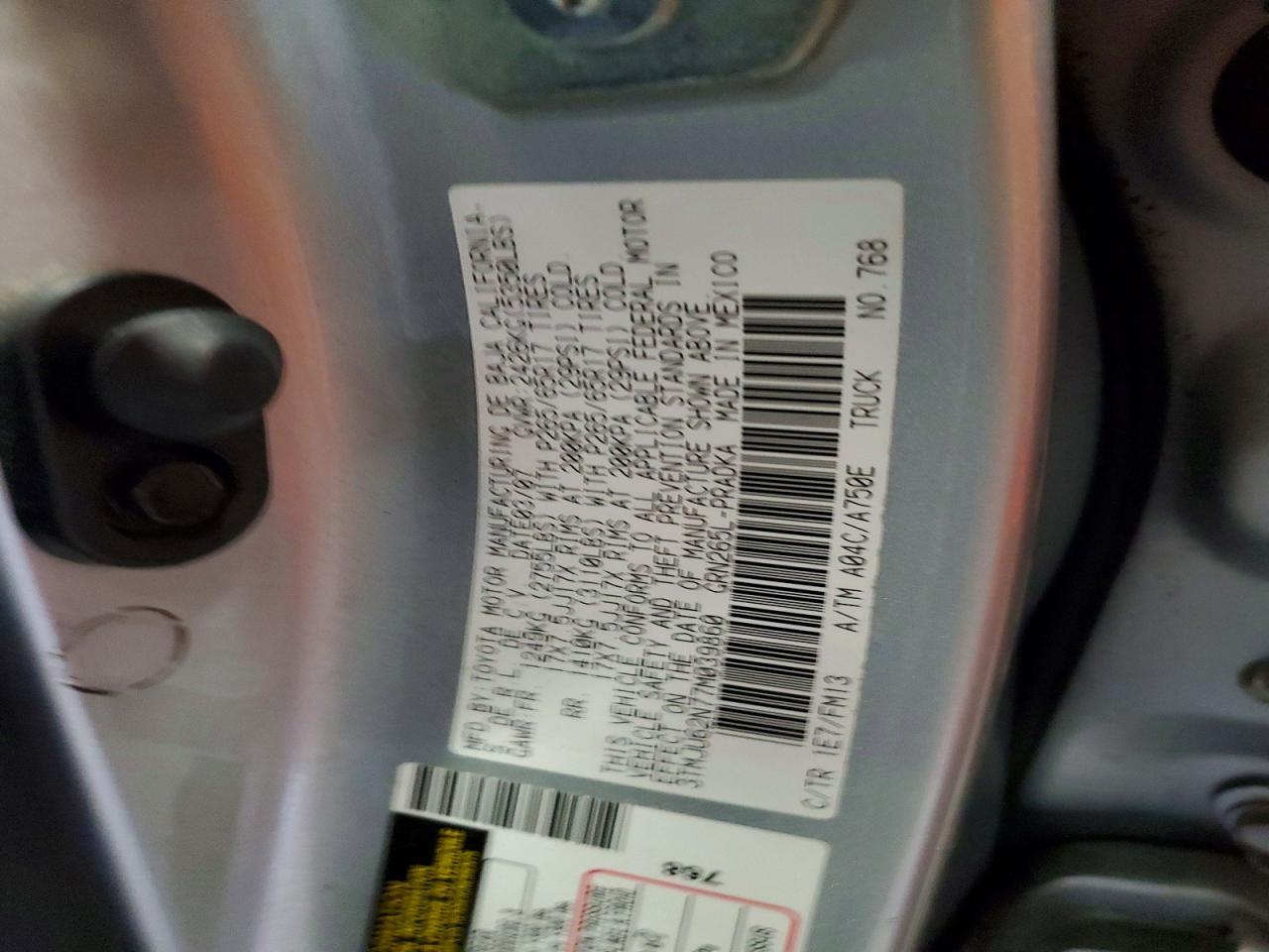 2007 Toyota Tacoma Prerunner V6