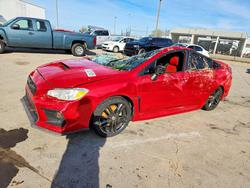 Subaru Vehiculos salvage en venta: 2018 Subaru WRX