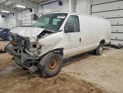 Salvage trucks for sale at Ham Lake, MN auction: 2014 Ford Econoline E350 Super Duty Van