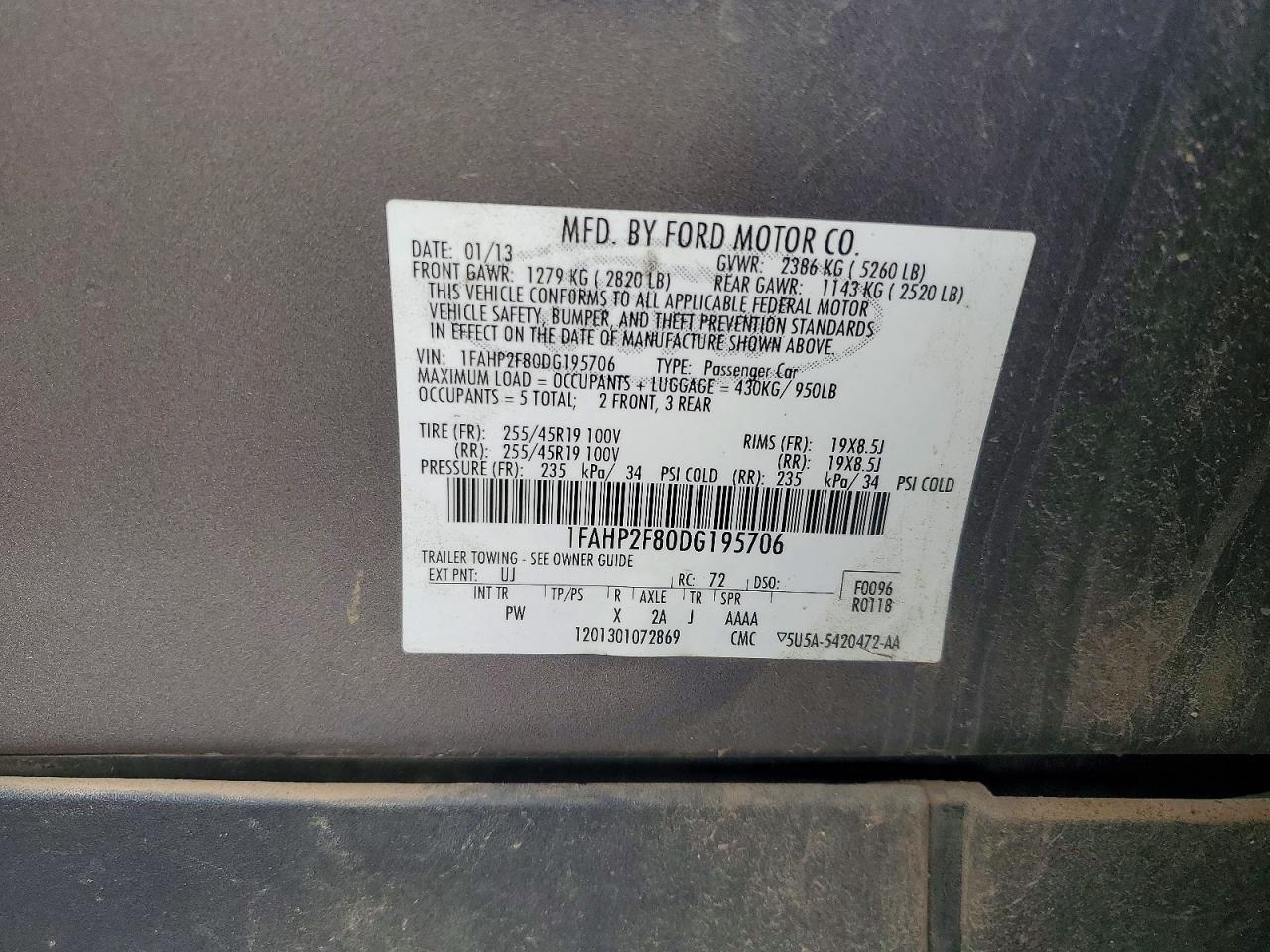 2013 Ford Taurus Limited