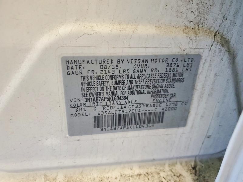 2019 Nissan Sentra s