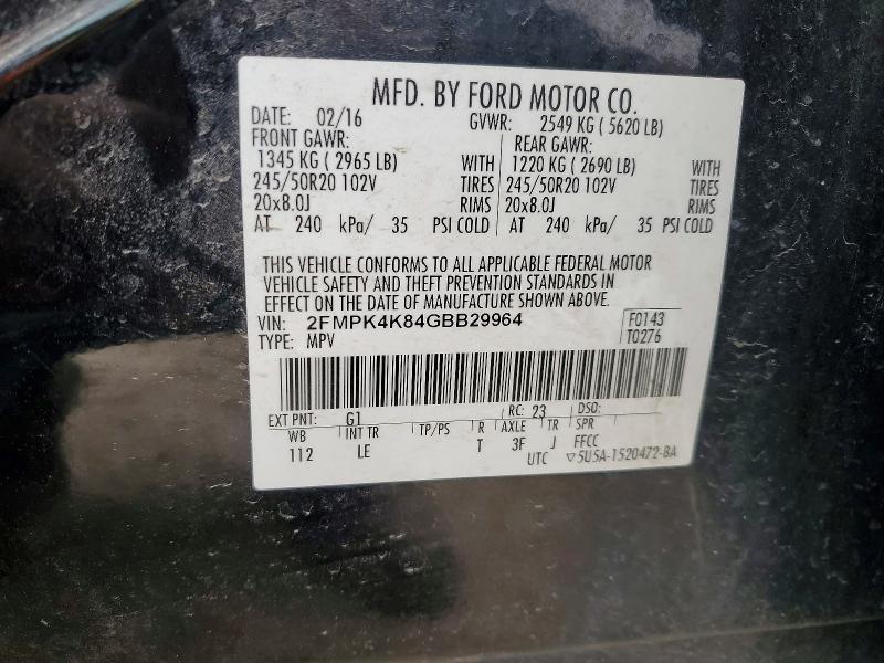 2016 Ford Edge Titanium