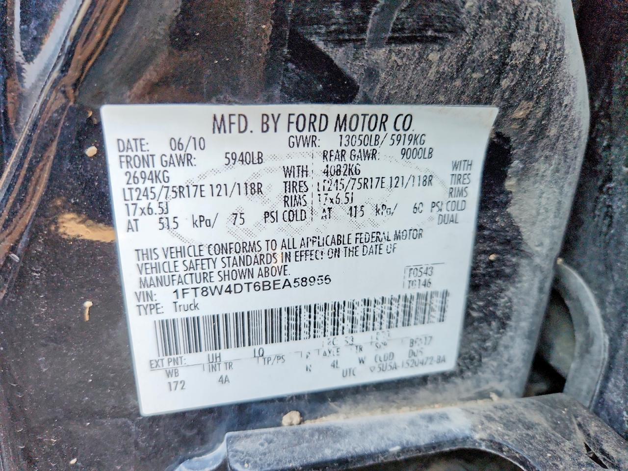 2011 Ford F450 4WD
