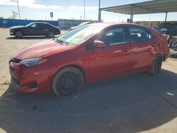 Salvage cars for sale from Copart Anthony, TX: 2018 Toyota Corolla l