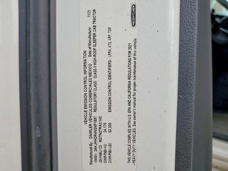 2022 Freigliner 2022 Freightliner Cascadia 126 Semi Truck