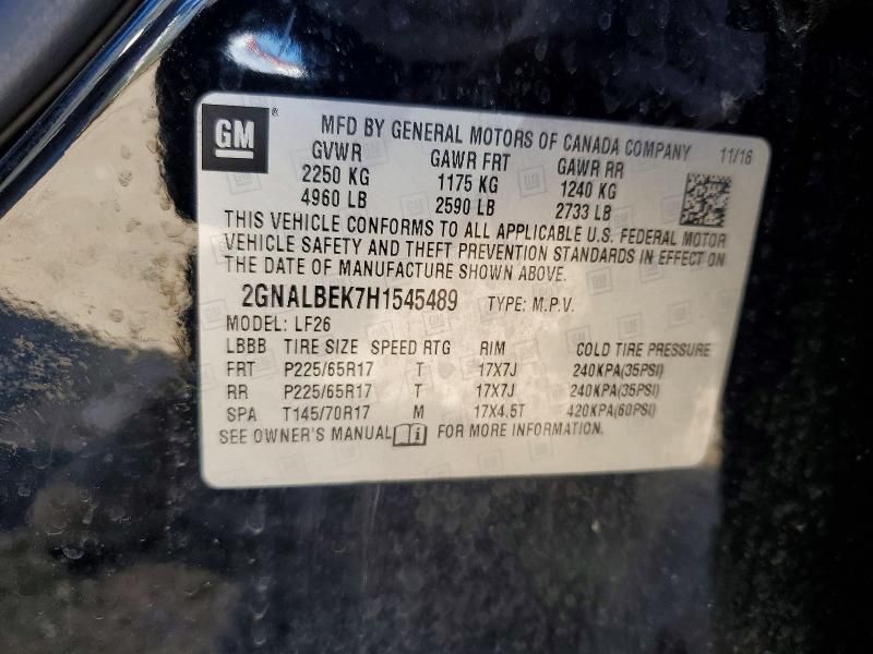 2017 Chevrolet Equinox ls