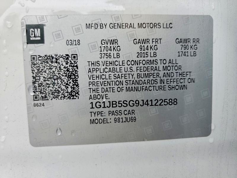 2018 Chevrolet Sonic ls