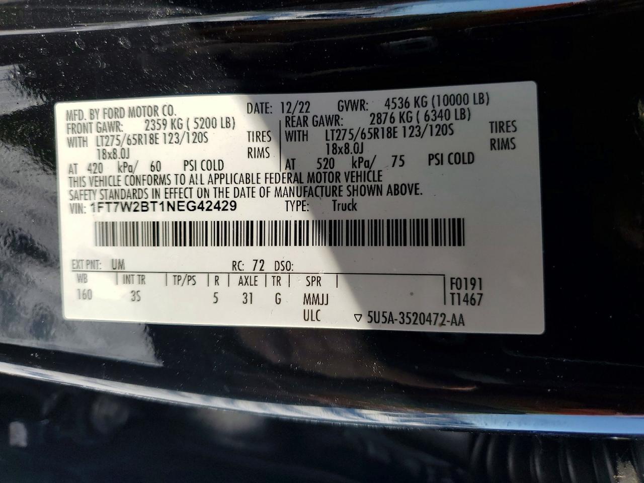 2022 Ford F250 Super Duty