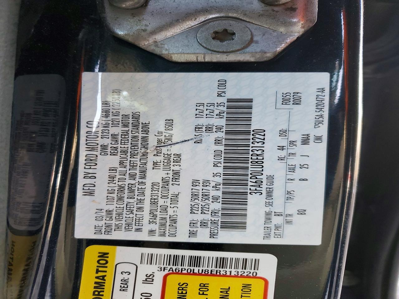 2014 Ford Fusion se Hybrid