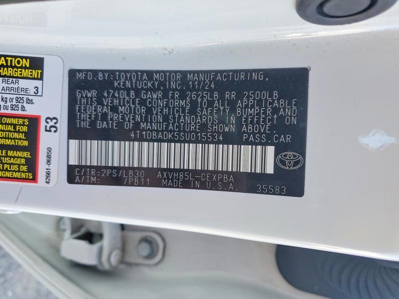 2025 Toyota Camry xse