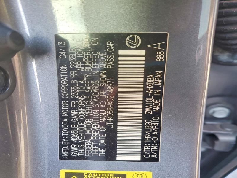 2013 Lexus Ct 200h Base