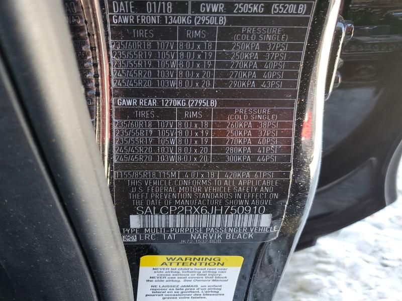 2018 Land Rover Discovery Sport se