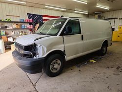 Salvage trucks for sale at Pekin, IL auction: 2021 Chevrolet Express G2500