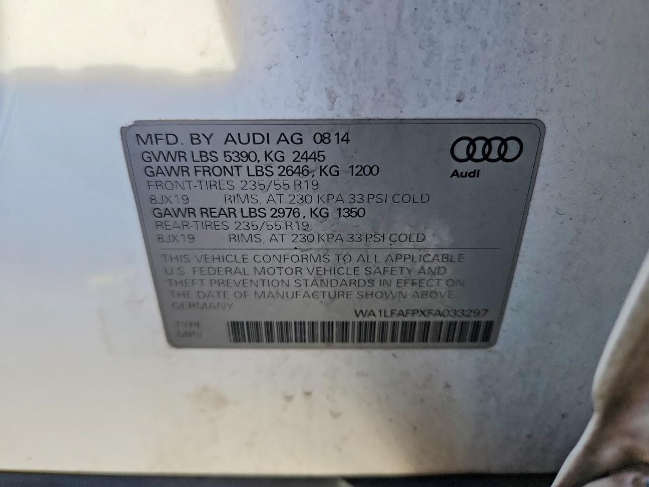 2015 Audi Q5 Premium Plus