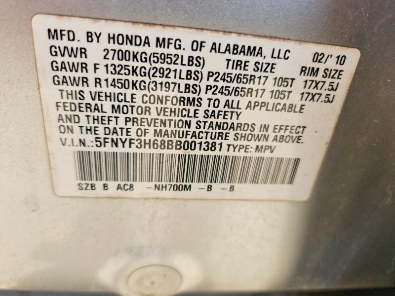 2011 Honda Pilot exl